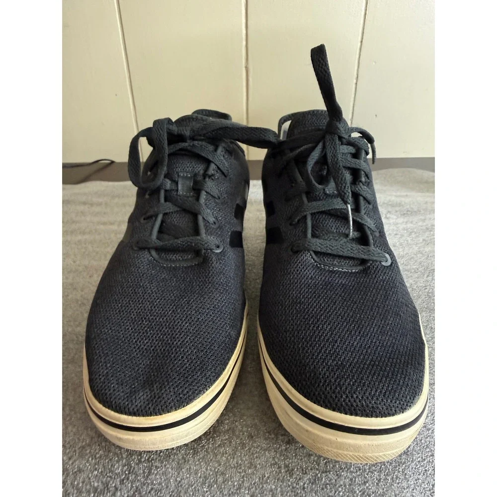 Adidas Athletic Shoes Men's 8.5 Black Mesh Sneakers Athletic Tennis Shoes‎